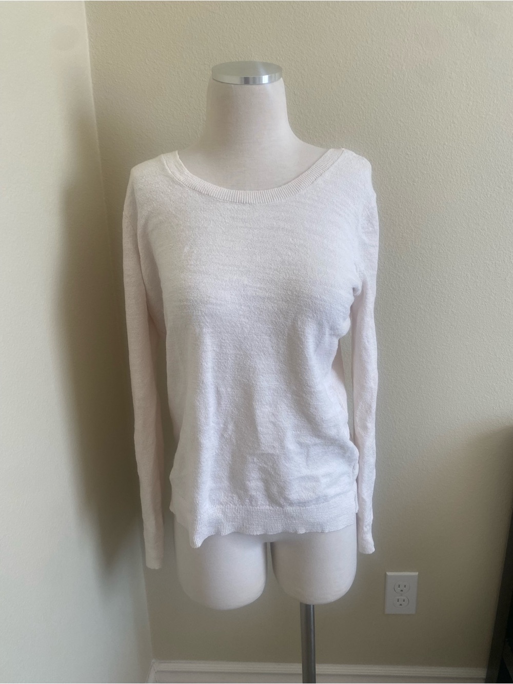 LOFT Pale Pink Crewneck Sweater